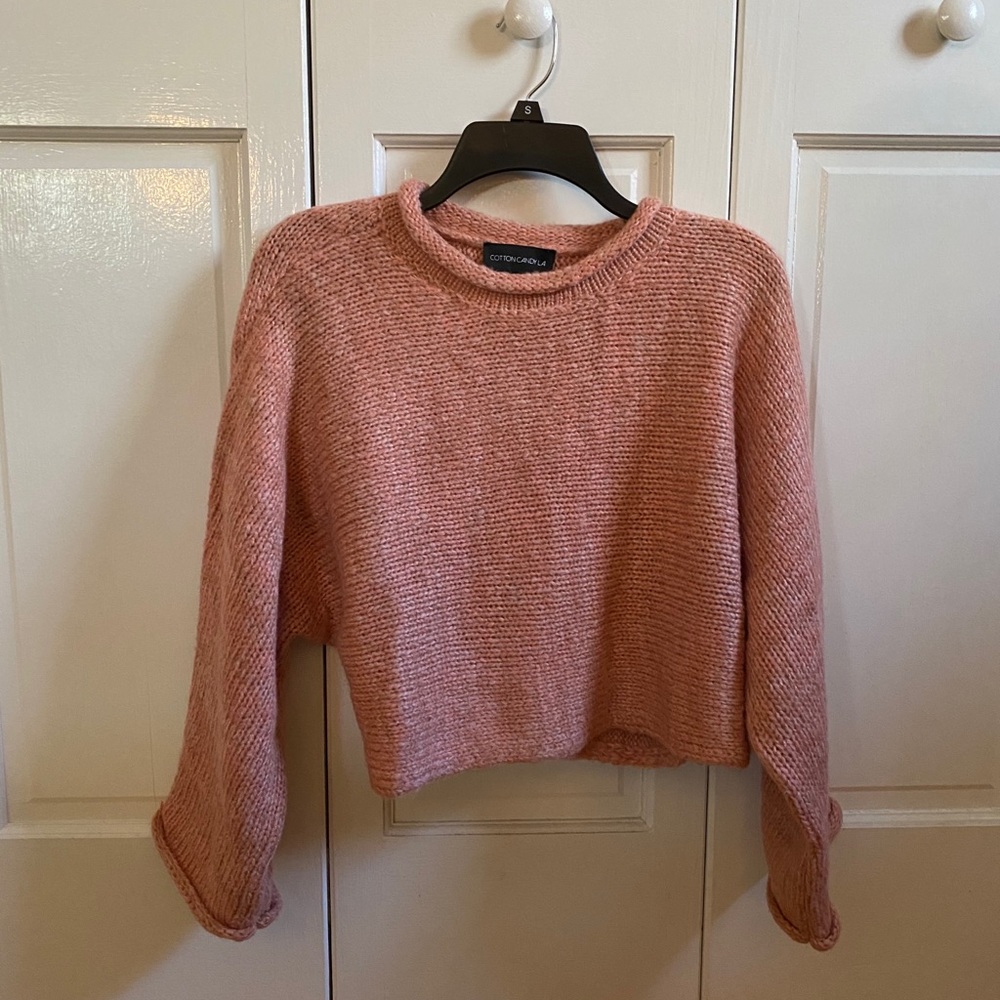 Cotton Candy LA Cropped Sweater